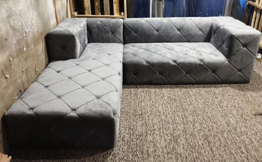 L shape sofa set